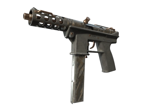 Tec-9 | Tiger Stencil (Battle-Scarred)