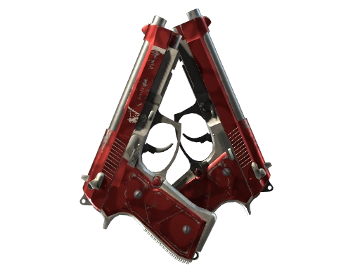 StatTrak™ Dual Berettas | Hemoglobin (Field-Tested)