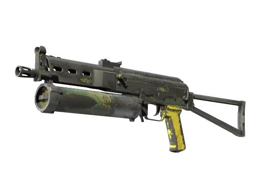 StatTrak™ PP-Bizon | Jungle Slipstream (Battle-Scarred)