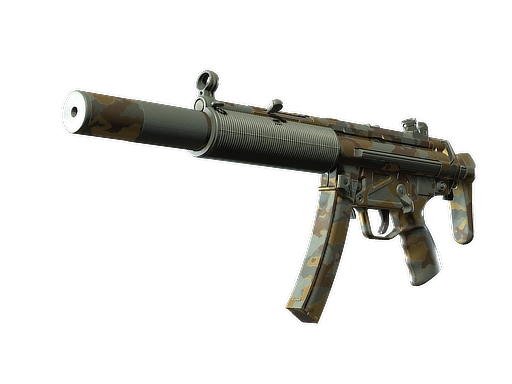 MP5-SD | Gold Leaf (Minimal Wear)