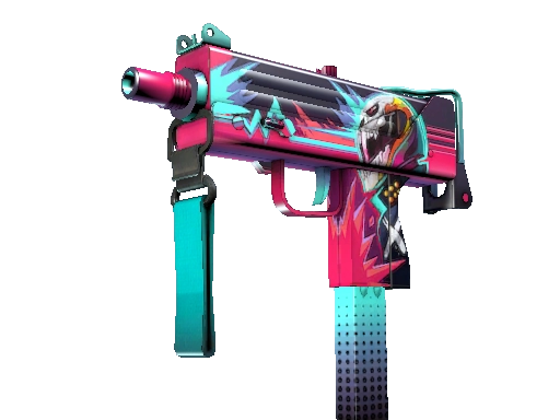 StatTrak™ MAC-10 | Neon Rider (Minimal Wear)