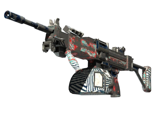 StatTrak™ Negev | Dazzle (Battle-Scarred)