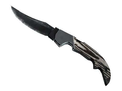 ★ Falchion Knife | Black Laminate (Minimal Wear)