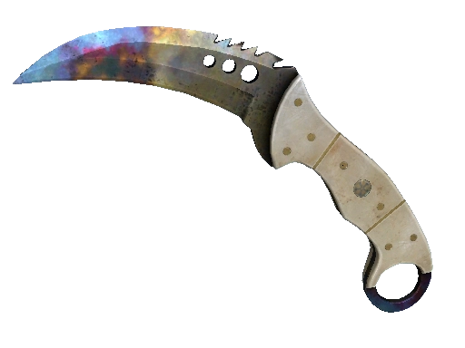 ★ Talon Knife | Case Hardened (Well-Worn)