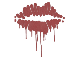 Sealed Graffiti | Kiss (Blood Red)