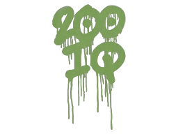 Sealed Graffiti | 200 IQ (Battle Green)