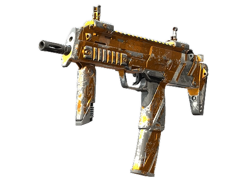 MP7 | Amberline (Battle-Scarred)