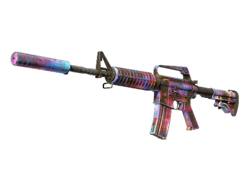 M4A1-S | Glitched Paint (Well-Worn)