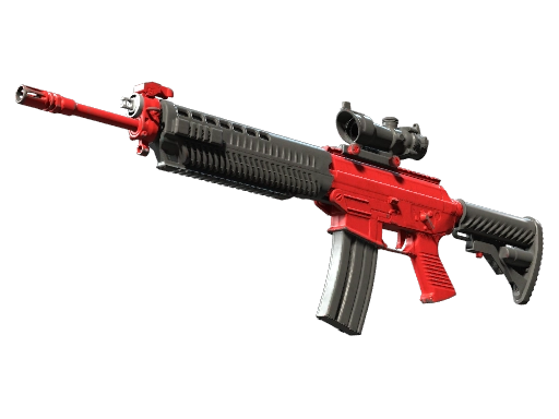 SG 553 | Candy Apple (Field-Tested)