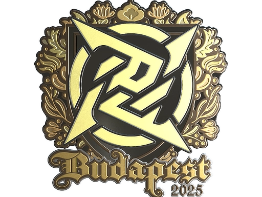 Sticker | Ninjas in Pyjamas (Gold) | Budapest 2025
