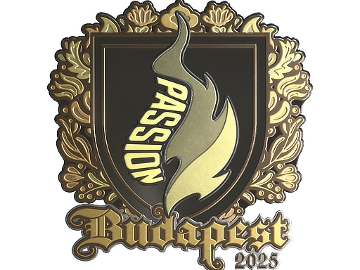 Sticker | Passion UA (Gold) | Budapest 2025