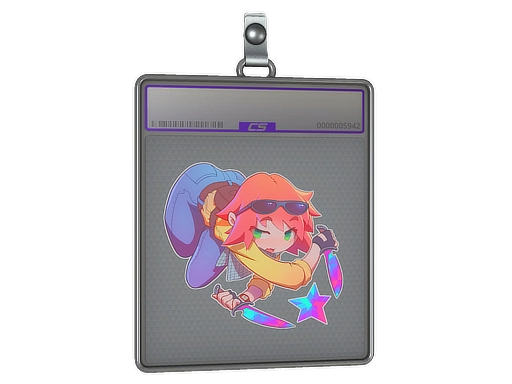 Sticker Slab | Kawaii T (Holo)