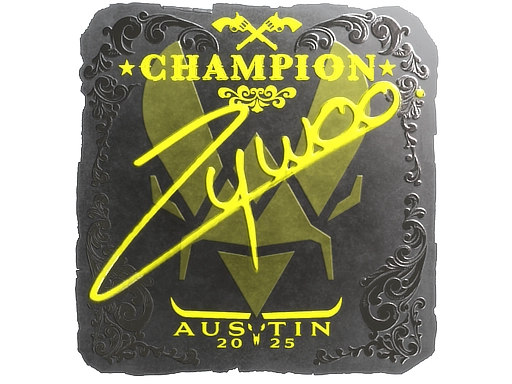 Sticker | ZywOo (Foil, Champion) | Austin 2025