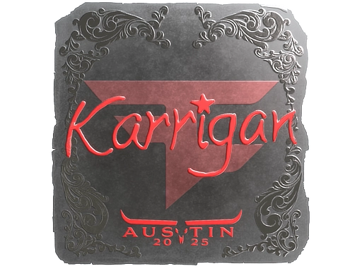 Sticker | karrigan (Foil) | Austin 2025