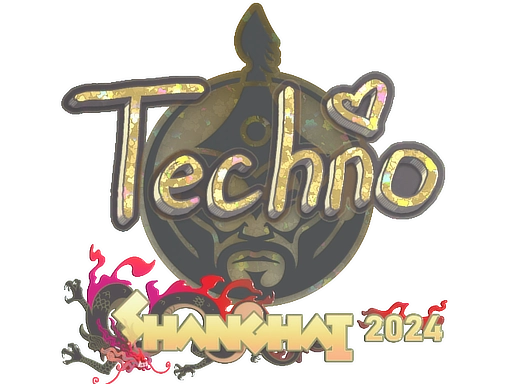 Sticker | Techno4K (Glitter) | Shanghai 2024
